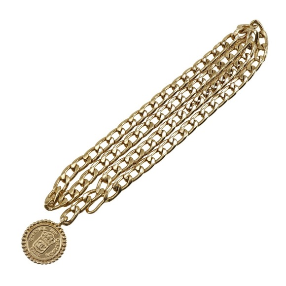 CHANEL Gold Belt - Picture 1 of 7